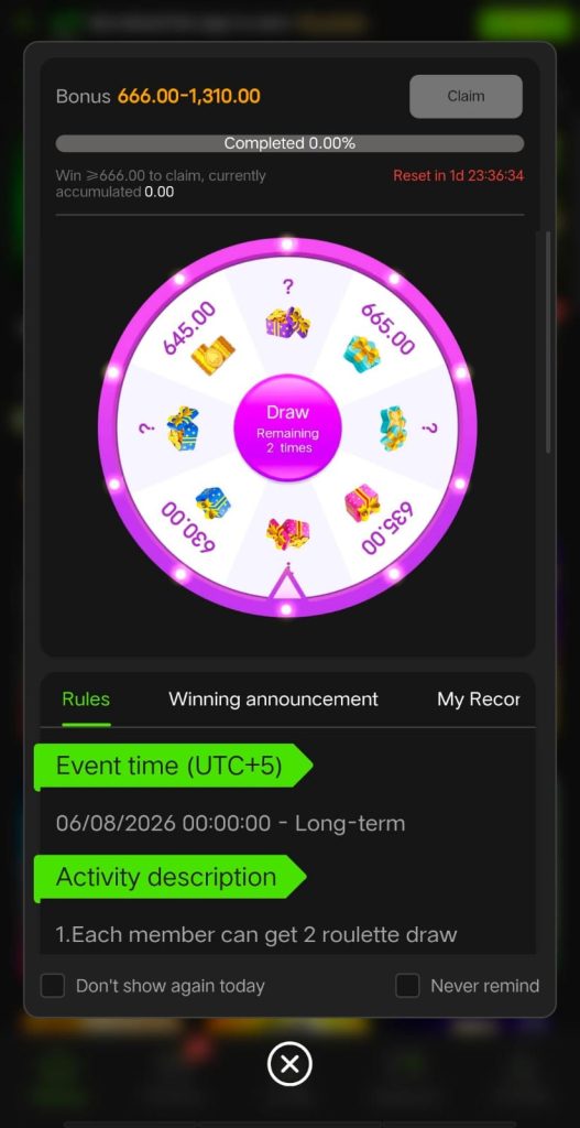 666A Game App