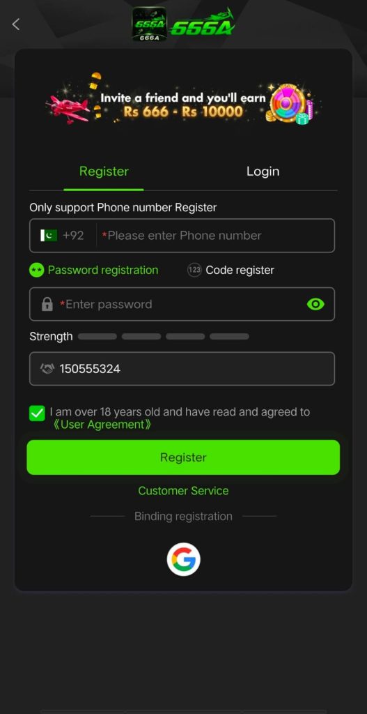666A Game Login