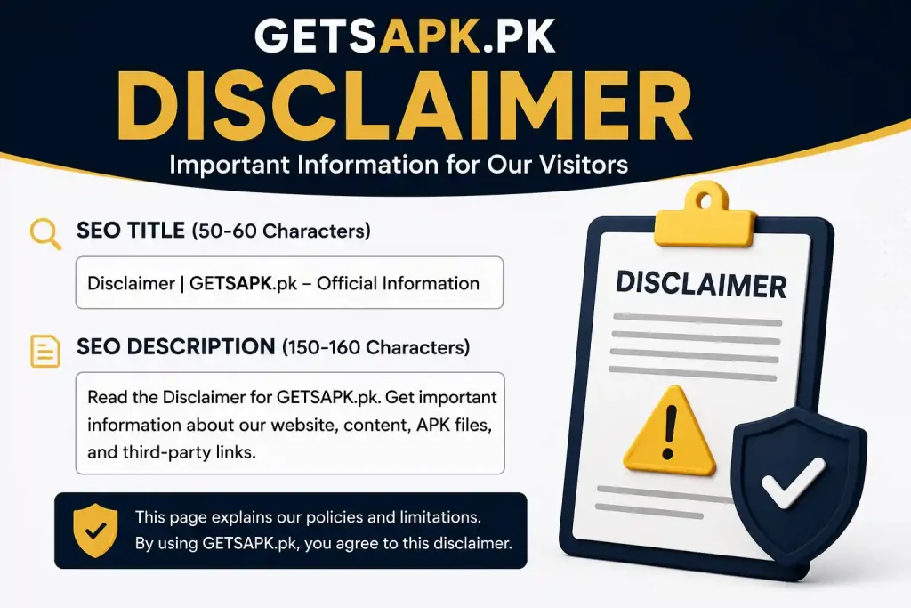 DISCLAIMER 