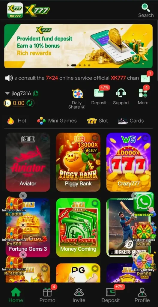XK777 Game App